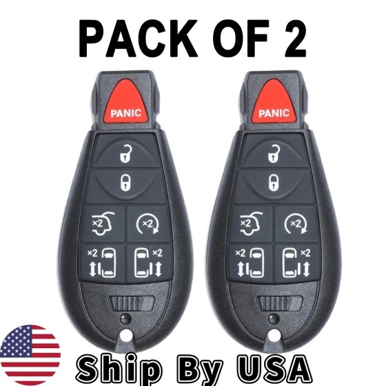 Chrysler Dodge 7 Button Fobik 2008-2020 IYZ-C01C M3N5WY783X